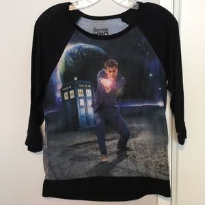 Doctor Who 10th Doctor Baseball Tee